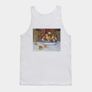 Still Life with Peaches by Auguste Renoir Tank Top